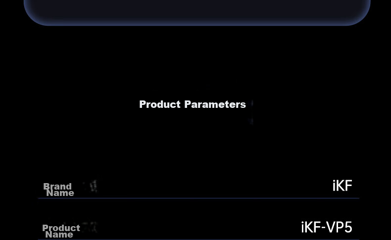 IKF VP5 Over-Ear Monitoring Headphones Wired Closed-Back HiFi High-Resolution Sound Gaming Headset for PC Live Streaming K-Singing FPS Delta Sound Positioning 34