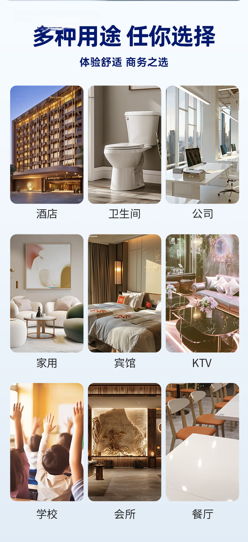 Manhua Gold Core Large Roll Toilet Paper 4-Ply 650g*12 Rolls Commercial Jumbo Toilet Tissue Hotel Bathroom Paper Bulk Wholesale 10