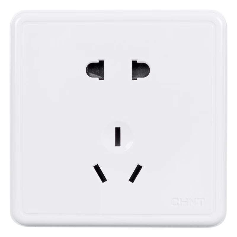 CHNT Surface-Mounted Switch Socket Panel, Five-Hole Socket