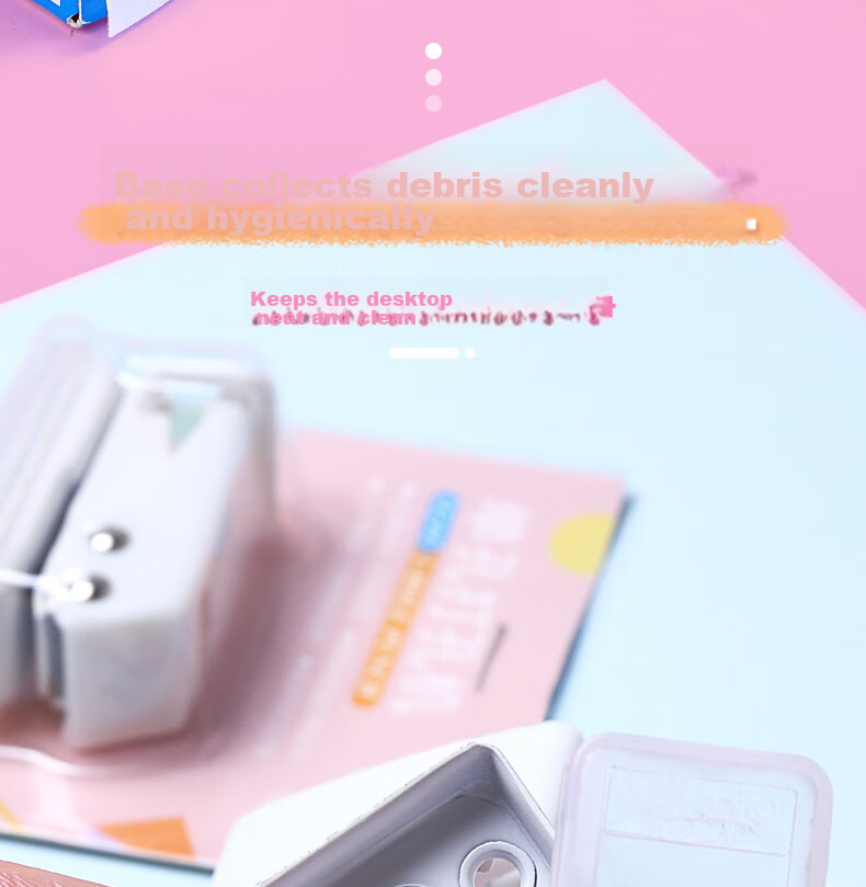 KW-Trio Portable Single-Hole Punch Machine Bank Card Hole Puncher Binding Ring Hole Punch Can Punch up to 20 Pages 4