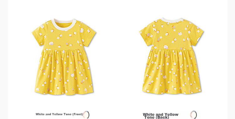 Balabala Kids Dress Baby Dress 2026 Summer New Girls Princess Dress Cotton Breathable Cute 22