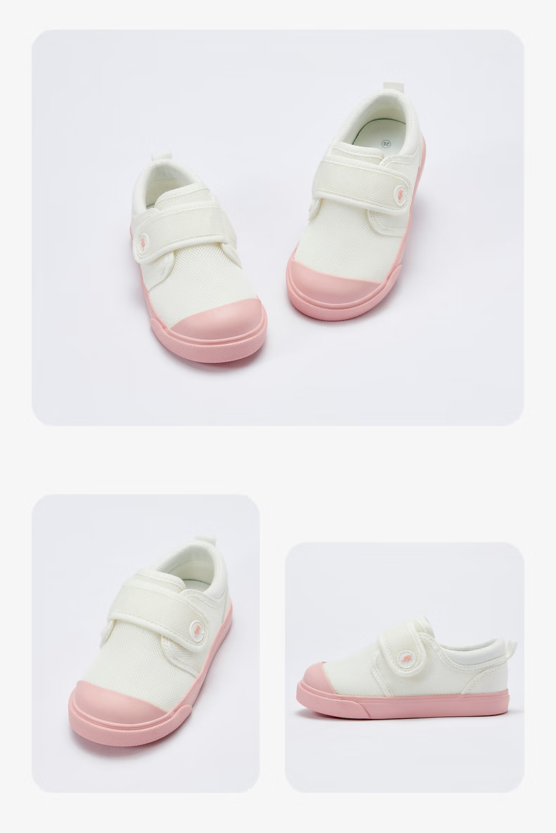 DAVE & BELLA Children's Boys Kindergarten Sneakers Spring Girls Toddler Shoes 2024 Soft-Soled Breathable Kids' Shoes 5