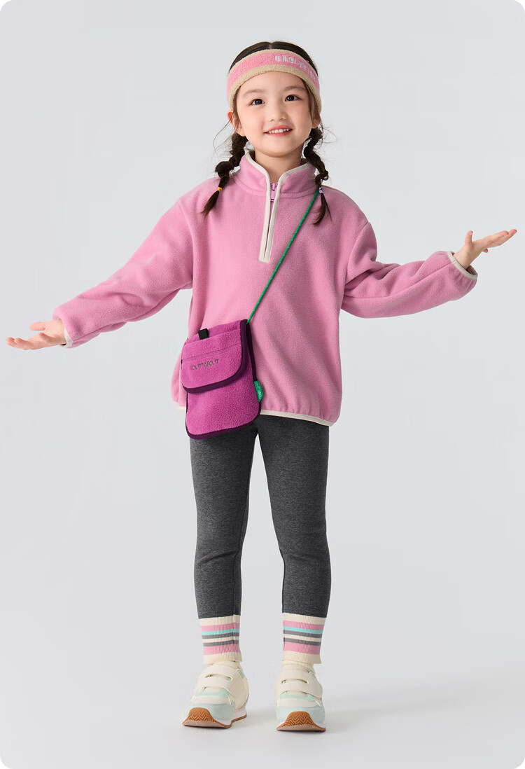 BALABALA Children's Leggings, Girls' Autumn And Winter Fleece-Lined Pants, Warm Trousers, 209425123001 3