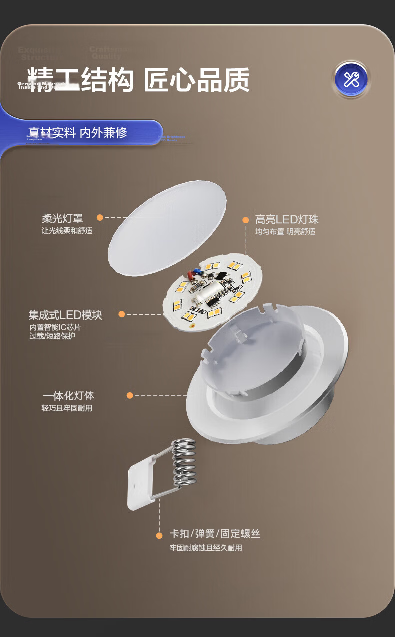 PHILIPS LED Recessed Ultra-thin Downlight 12W Anti-glare Corridor Ceiling Light Warm White 4000K Cutout 115~135mm 4