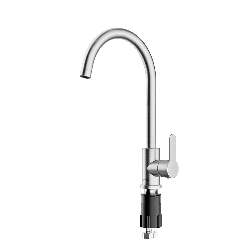 JOMOO Kitchen Faucet 304 Stainless Steel 360° Rotatable Dual Control Hot and Cold Tap 33221-748/7B-Z