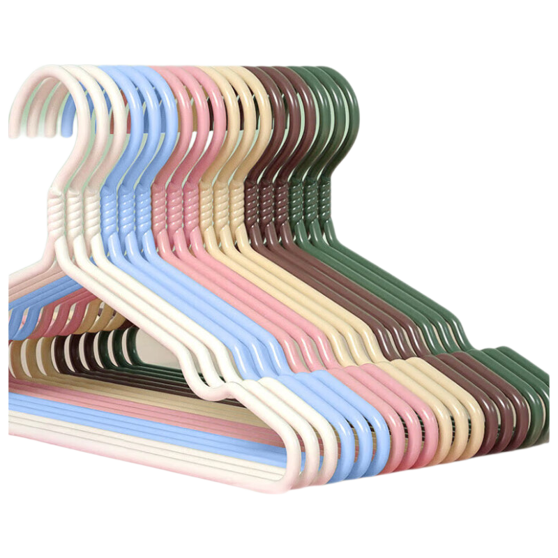 Miaomei 20 Hangers, Seamless Drying Rack, Thickened, Suitable for Both Wet And Dry Use, Non-Slip Clothes Hanger, Adult Drying Rack