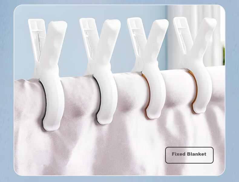40,000km Strong Windproof Plastic Clothes Pegs Laundry Clips for Hanging Bedding Sheets 11