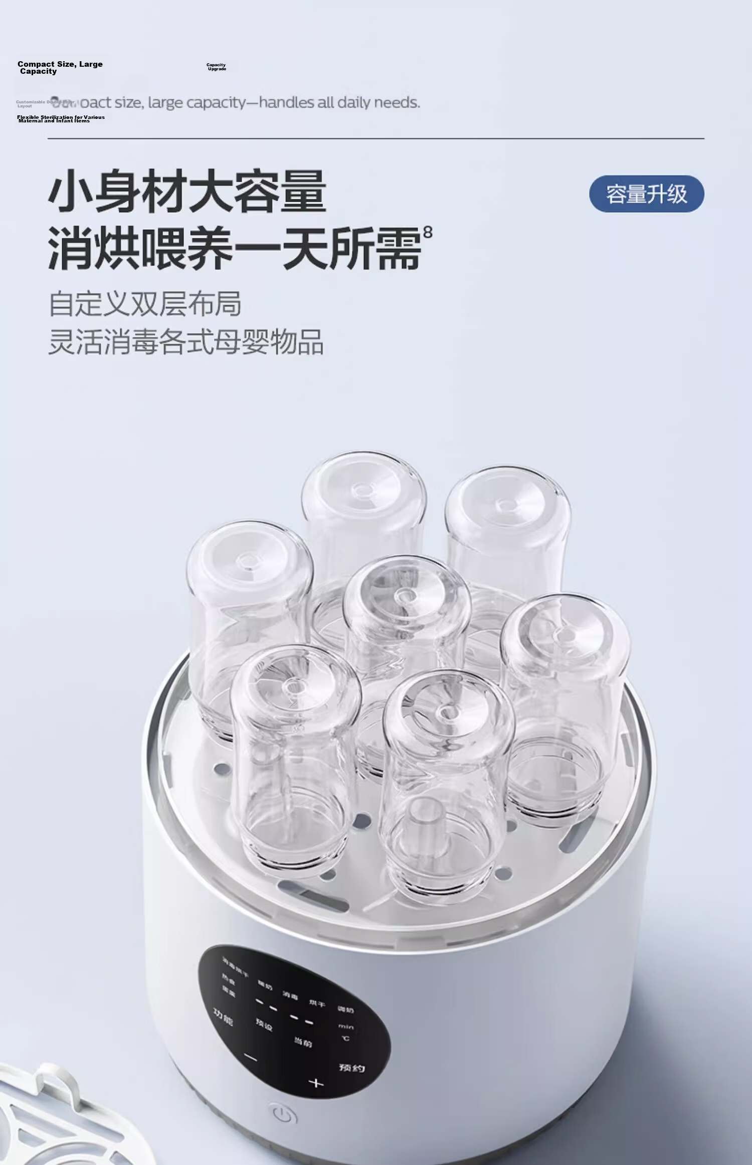 Philips Avent Baby Bottle Steam Sterilizer Dryer Warmer All-in-One Thermostatic Milk Warmer 16