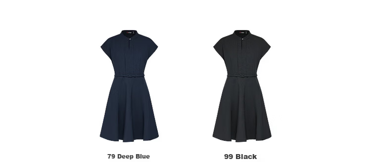 G2000 Women's 2026 Spring Summer Comfortable Durable Dress with Belt Easy Care Mall Same Style 10