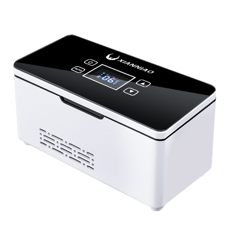 Xianniao Insulin Portable Mini Fridge Large Capacity Rechargeable Temperature-Controlled Cooler for Growth Hormone and Medication Storage