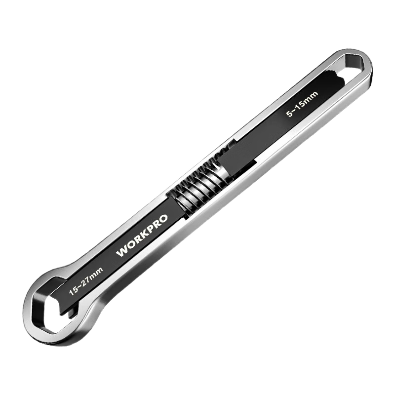 WORKPRO Universal Wrench, Hexagon Linkage Wrench, Box-End Wrench, Adjustable Wrench, Multi-Functional Auto Repair Tool