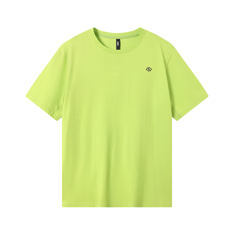 JD Jingzao Summer Men's Sports Short Sleeve Running Fitness Outdoor Sweat-Resistant Quick-Dry Wool T-Shirt Phantom Green L