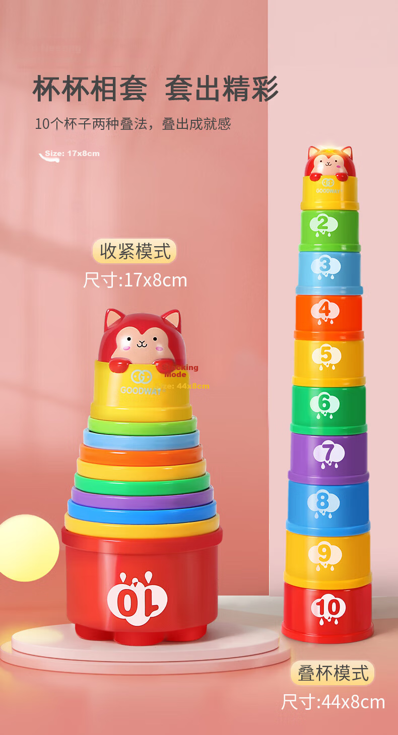 GOODWAY Hammering Toy for Infants And Toddlers, 6-12 Months, Educational Hammer for Children Aged 1-3 Years Old, Baby Knocking Game for Boys And Girls 3