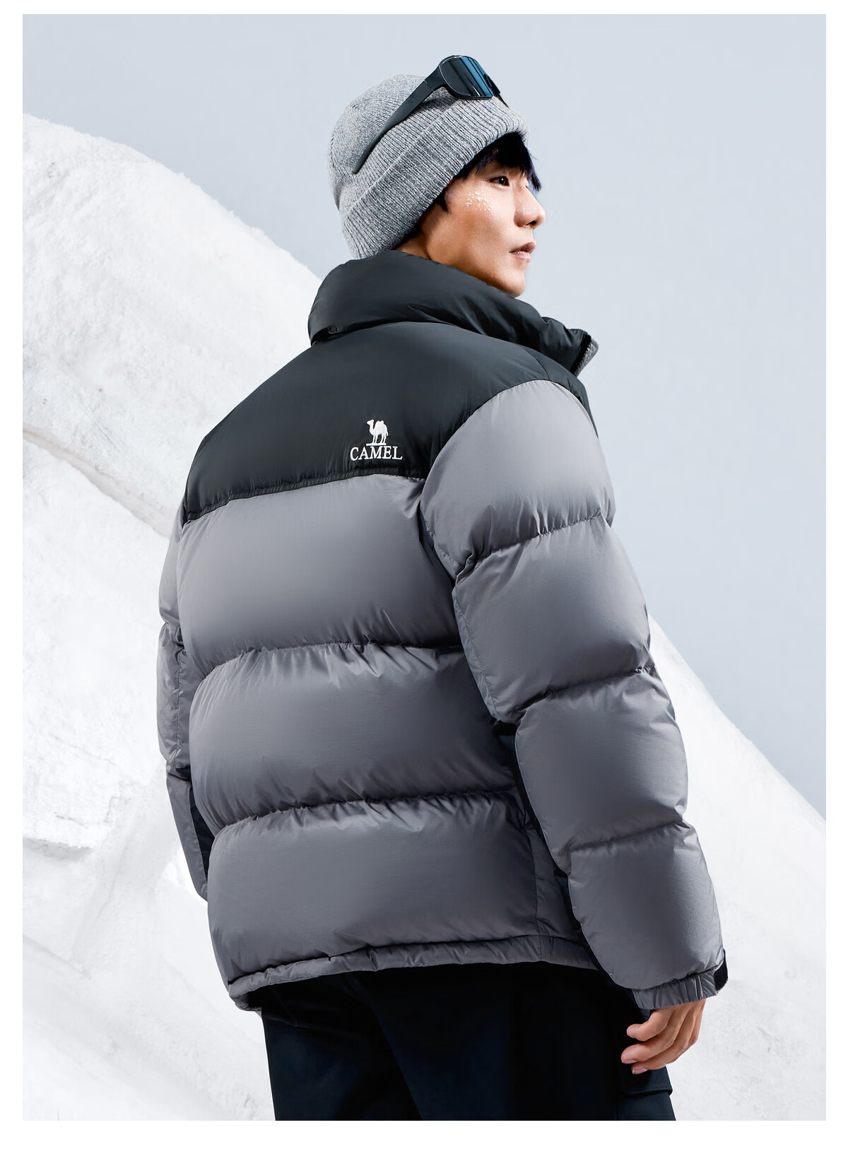 CAMEL Flame Mountain down Jacket 2.0 Wang Junkai Edition [Wang Zhe Kai Armor] Men's Thickened Warm Coat for Winter 32