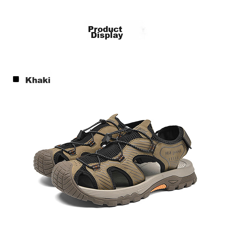 HLA Hailan Home Men's Outdoor Casual Sports Closed-Toe Sandals 16
