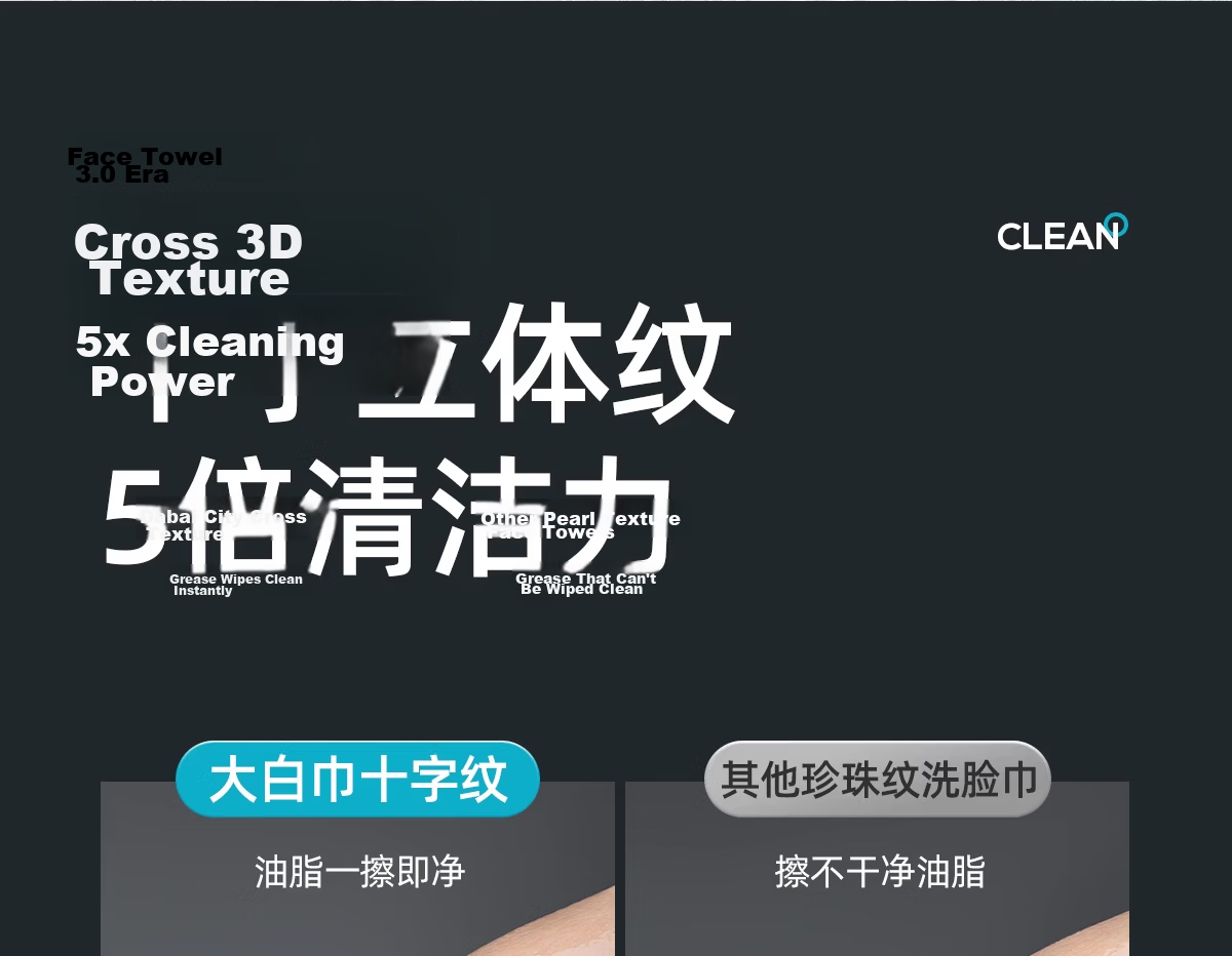 Oeiez Facial Cleansing Wipes, Disposable Pull-Out Pearl Texture Towels, Thickened Face Tissues, Dual-Use for Dry And Wet Use, Soft Cotton Wipes 9