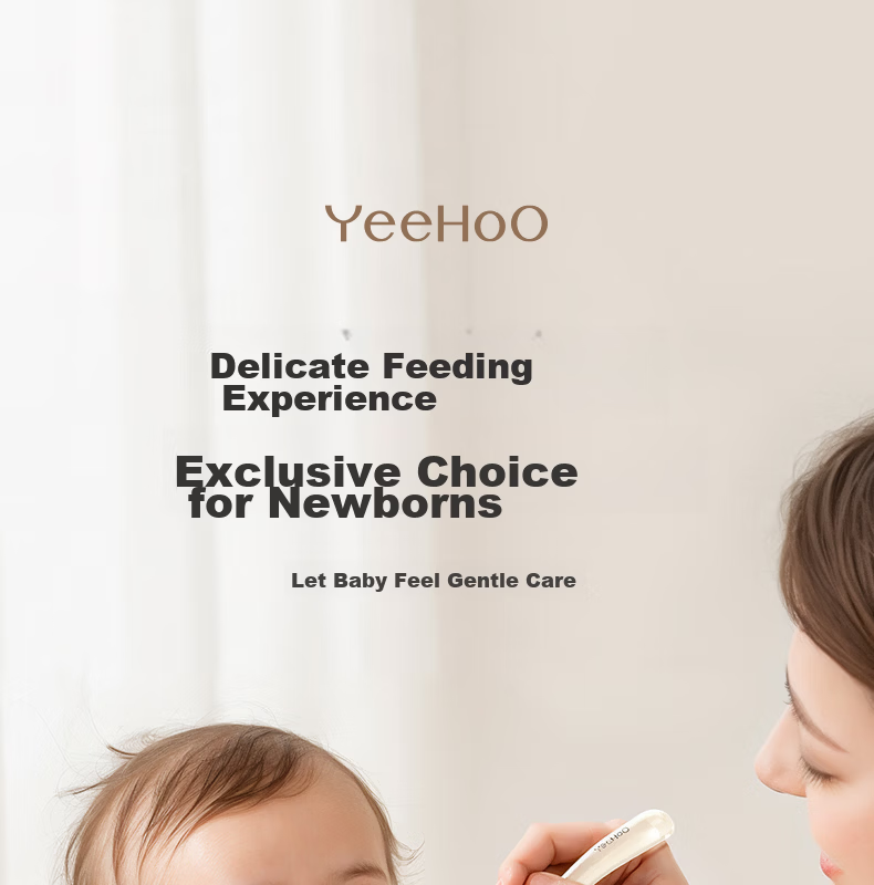 YEEHOO Silicone Baby Feeding Spoon Soft Silicone Infant Food Spoon for Feeding Milk Water Rice Cereal with Lunch Box 1