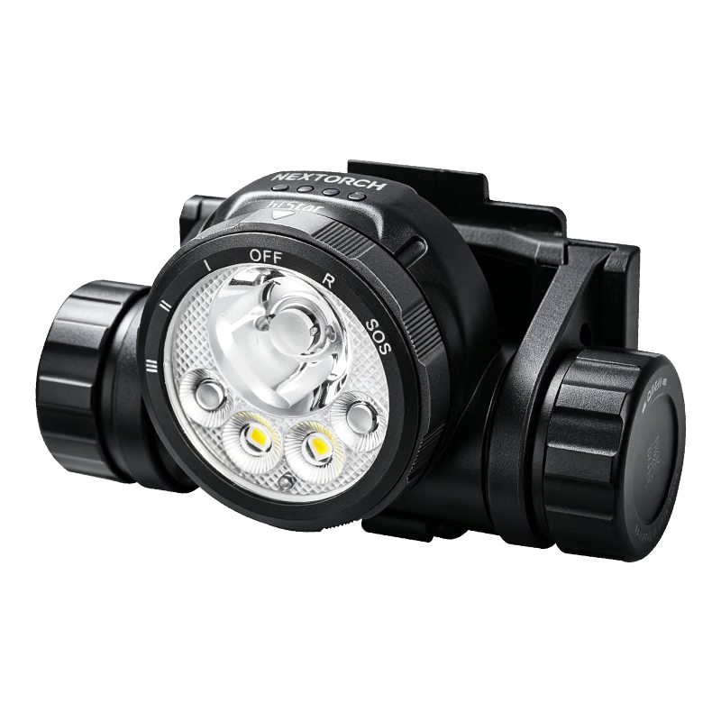 NEXTORCH hiStar Tactical Helmet Light Multi-Beam Integrated Headlamp Duty Rescue Emergency Dual-Source Industrial Headlamp
