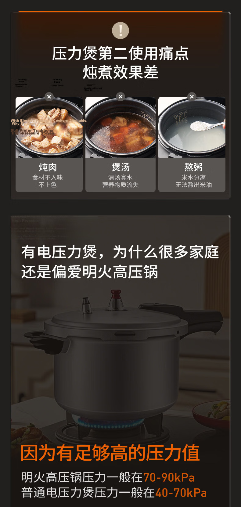 Joyoung Airless Pressure Cooker Series, 5L Dual Inner Pot, 100kPa Intelligent Reservation, Home Use, Titanium-Coated Inner Pot, 50Z150 Electric Rice Cooker, High-Pressure Cooker for 4-6 People 9
