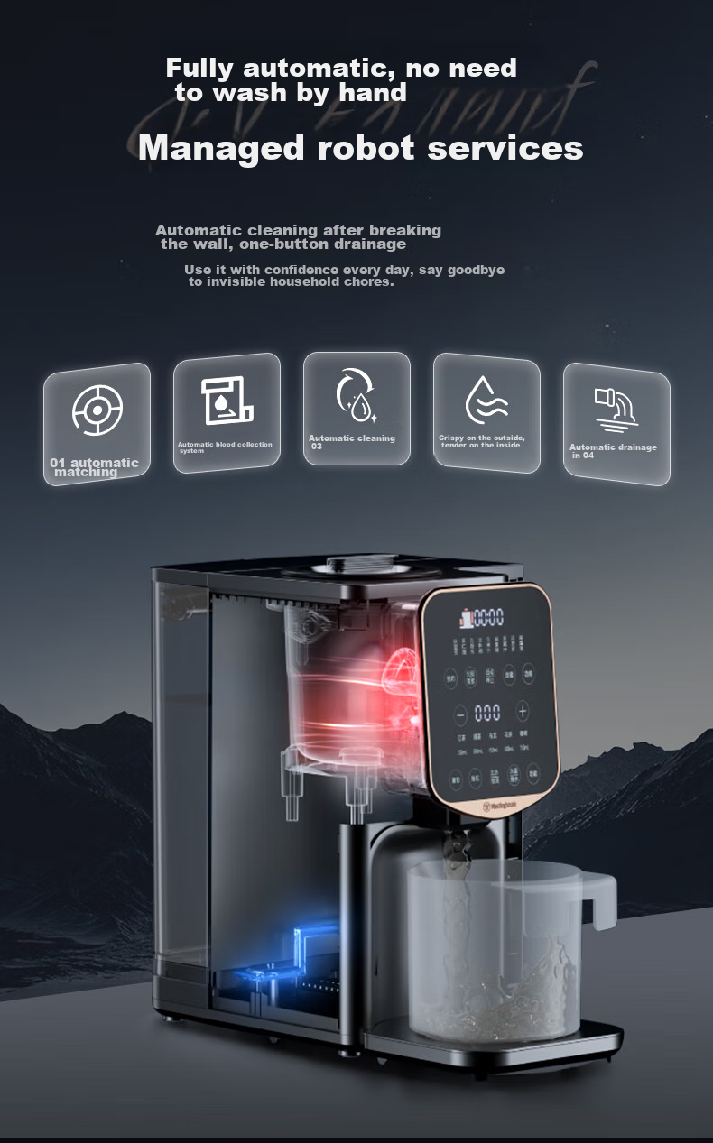 Westinghouse Blender, Hands-Free Automatic Cold And Hot Blending Multi-Functional Food Processor, Heat-Drying Sterilization Instant Tea Maker WPBQ10 16