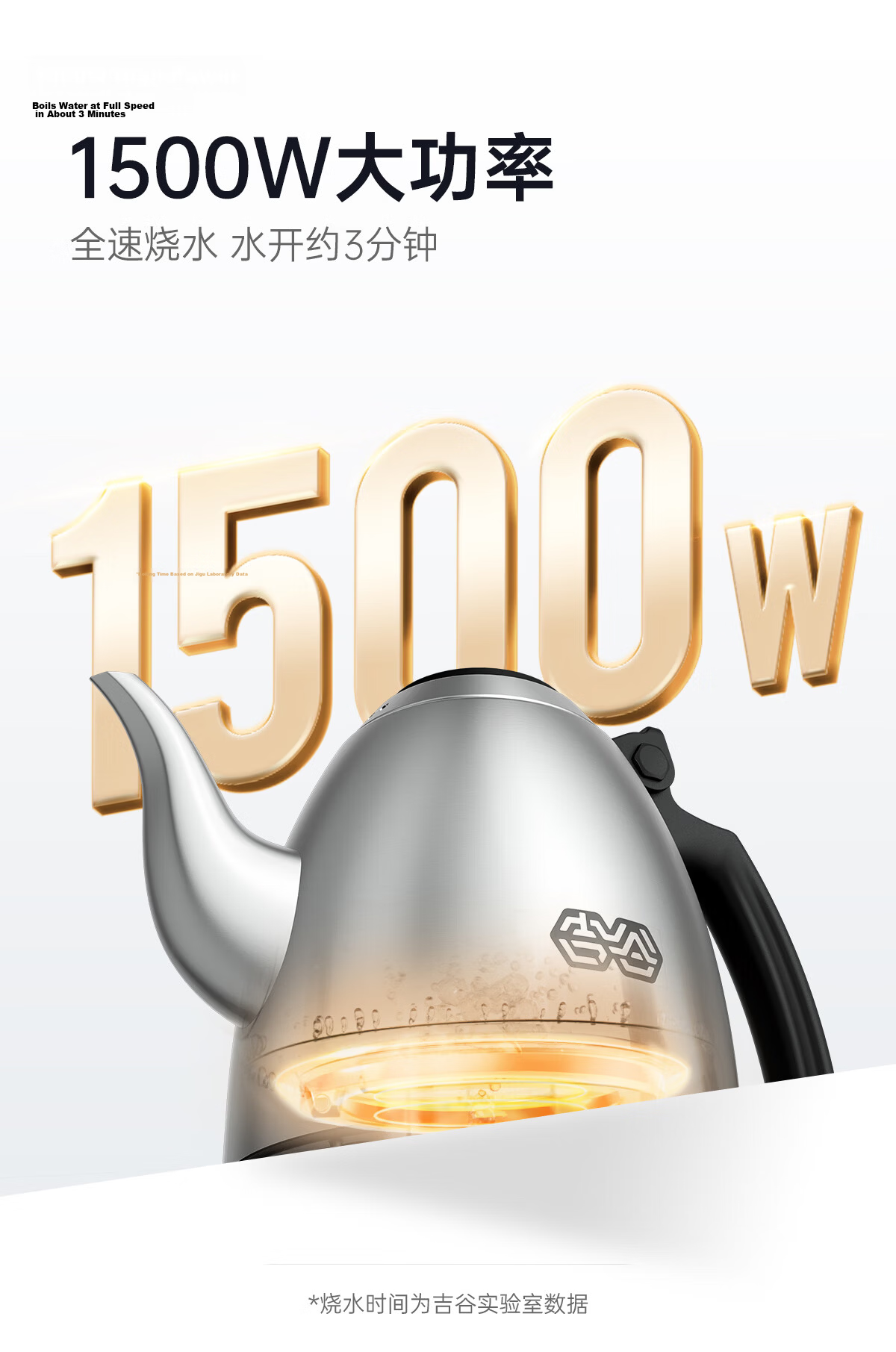 K·KOU Electric Kettle Household Food Grade 304 Stainless Steel Water Boiler No Probe Constant Temperature Electric Kettle Tea Pot 1L TA011 Stainless Steel Matte Finish 2