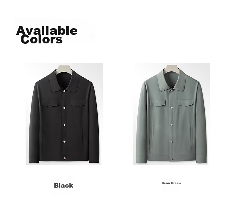 Shanshan [UPF50+] Sun Protection Anti-Wrinkle Men's Spring Business Polo Collar Executive Casual Work Jacket 5