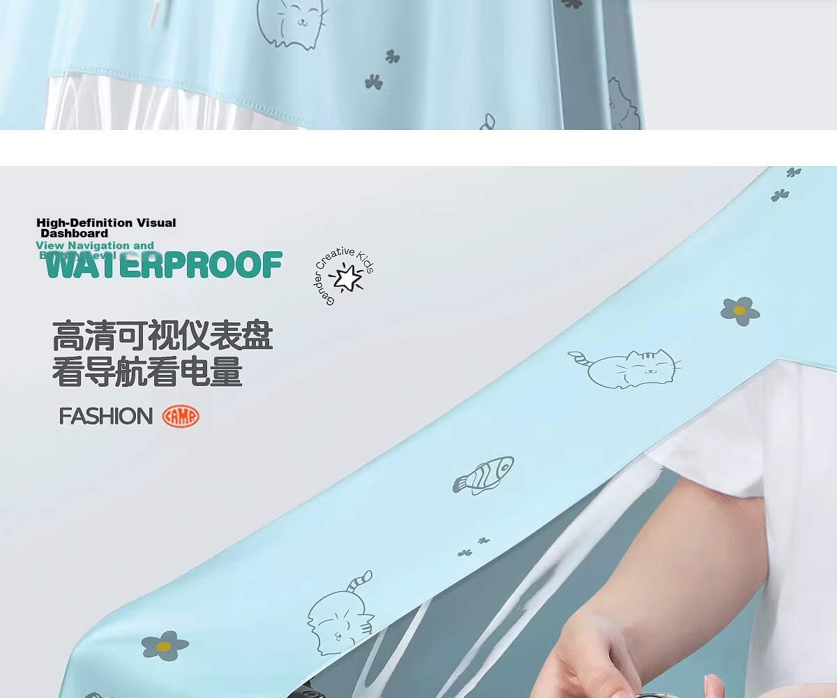 Beimei Electric Bicycle Thickened Large Long Full-Body Raincoat Adult Women's Cycling Rain Poncho for Heavy Rain 6