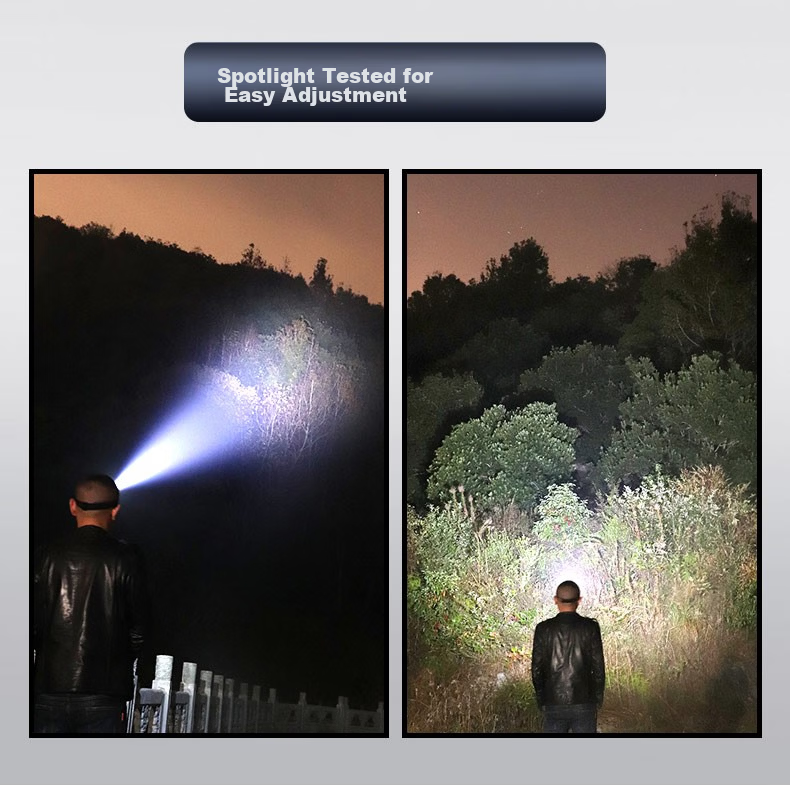 EWPLIRE WASP Headlamp Fishing Night Sensor Long Battery Life Head-Worn Cap Clip Light Beachcombing Strong Bright Rechargeable Outdoor 10