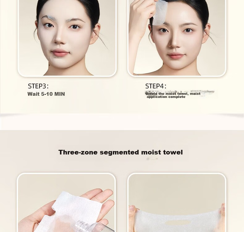 AMORTALS Lightweight Soft Flexible Moisturizing Facial Cotton Pads Makeup Remover Cotton Sheets 23