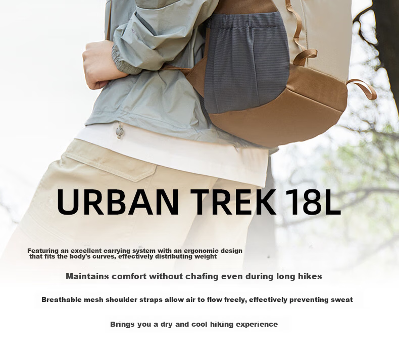 CAMEL "Cloud Shadow" Waterproof Men's Backpack Lightweight Travel Bag Student Outdoor Hiking Mountaineering Bag 7