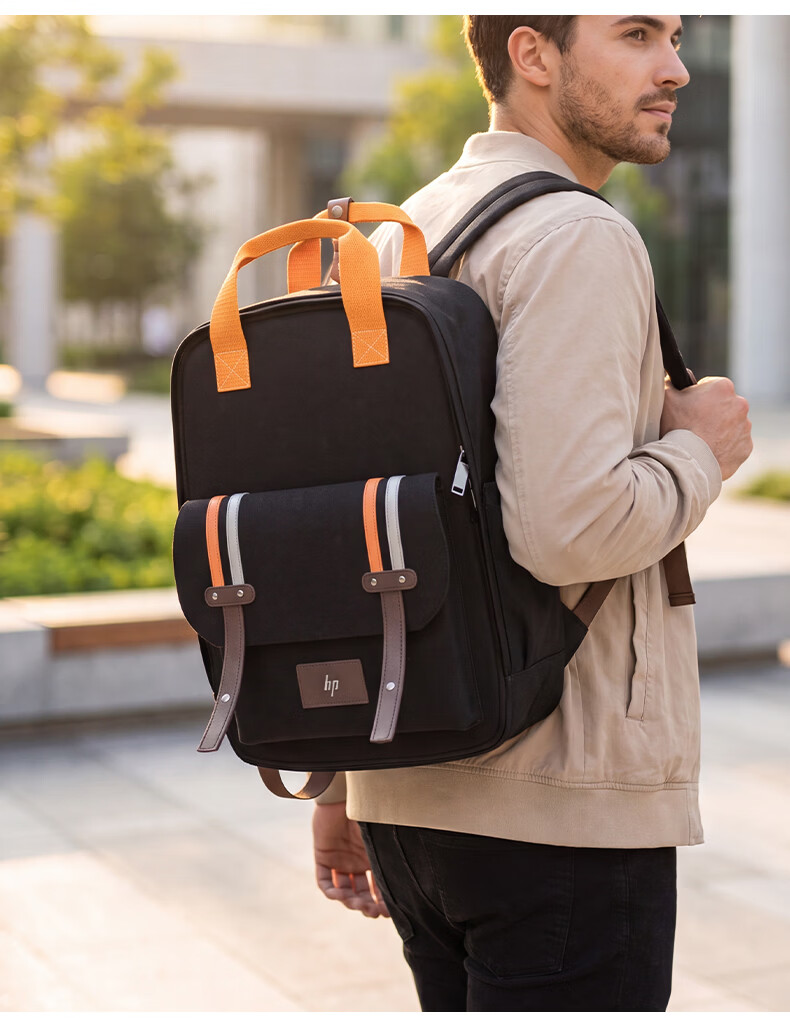 HP Laptop Backpack Unisex Student School Bag College Business Travel Commuter Backpack 8
