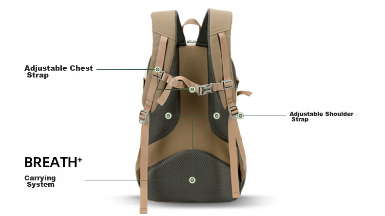 CAMEL "Cloud Shadow" Waterproof Men's Backpack Lightweight Travel Bag Student Outdoor Hiking Mountaineering Bag 17