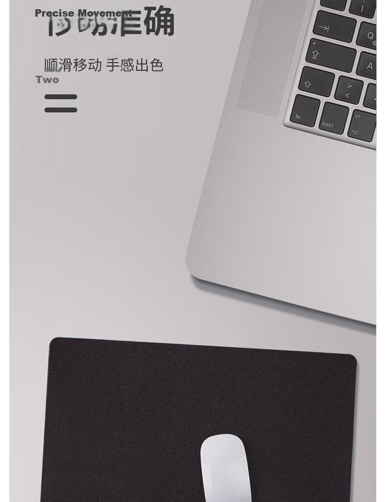 Deli Durable Gaming Office Mouse Pad Black 3692 5