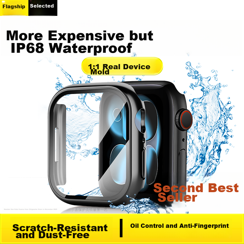 WITGOER Hot Sale 6 Million+ Integrated Protective Case and Screen Protector for Apple Watch S11/S10 iPhone Series Ultra-Thin Tempered Glass Accessories Unisex