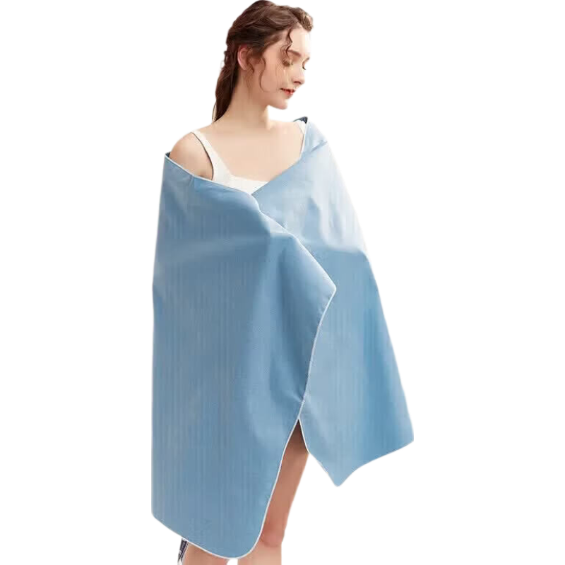 Keep Quick-Drying Bath Towel, Large Towel, Absorbent Towel, Beach Towel, Adult Sports Fitness Towel for Men And Women, Swimming Towel, Special Use, Sky Blue