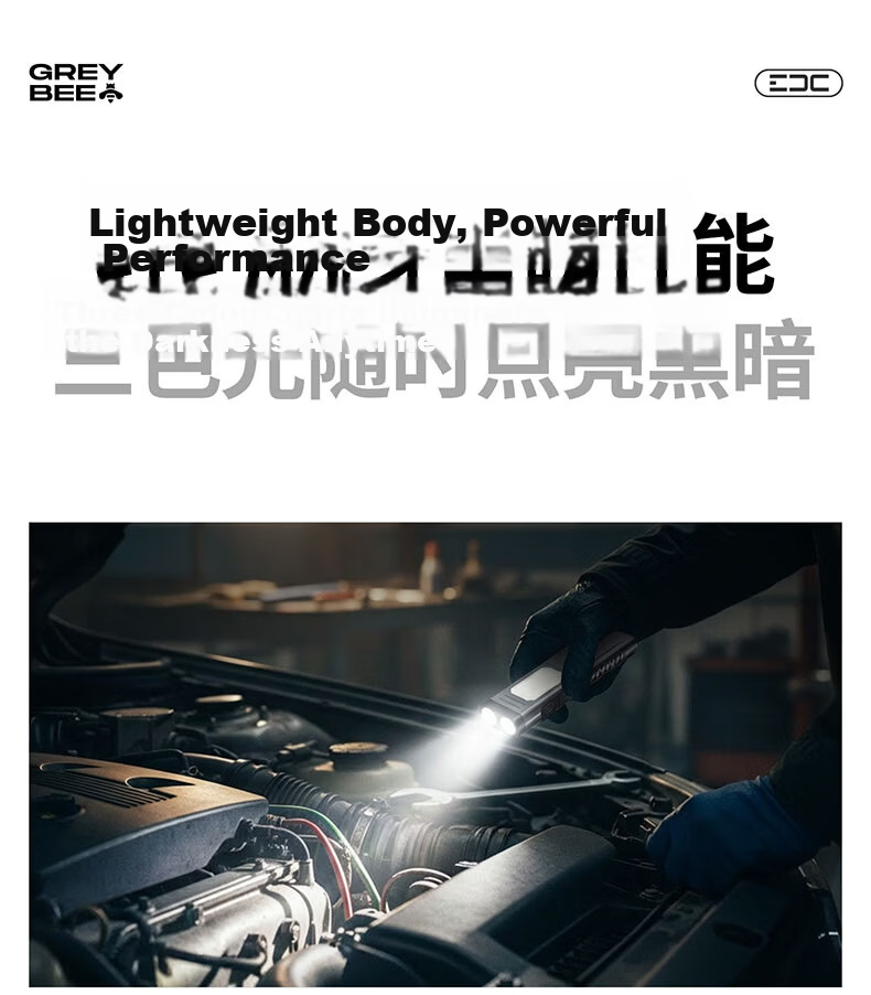 EWPLORE WASP Multi-Functional Work Light, Foldable Flashlight, Outdoor Lighting Lamp with Magnetic Attraction, COB Floodlight for Automotive Repair 3