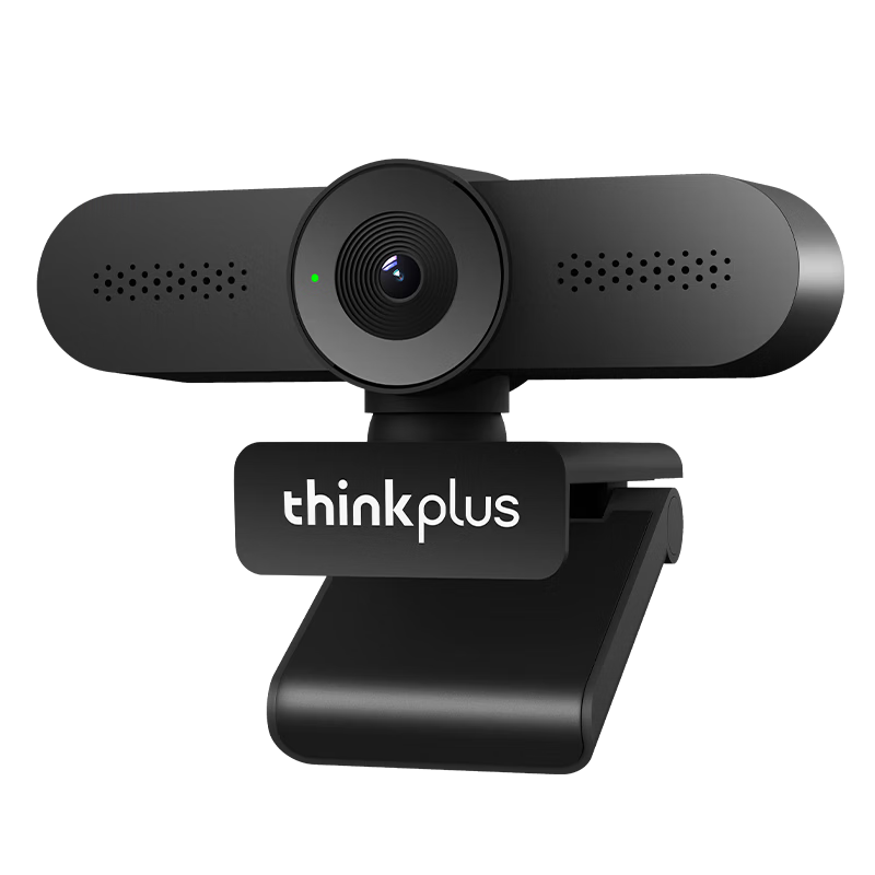 Lenovo ThinkPlus WL24A 2K HD Computer Live Streaming Webcam with Microphone, Autofocus, Plug-and-Play Video Conference Camera