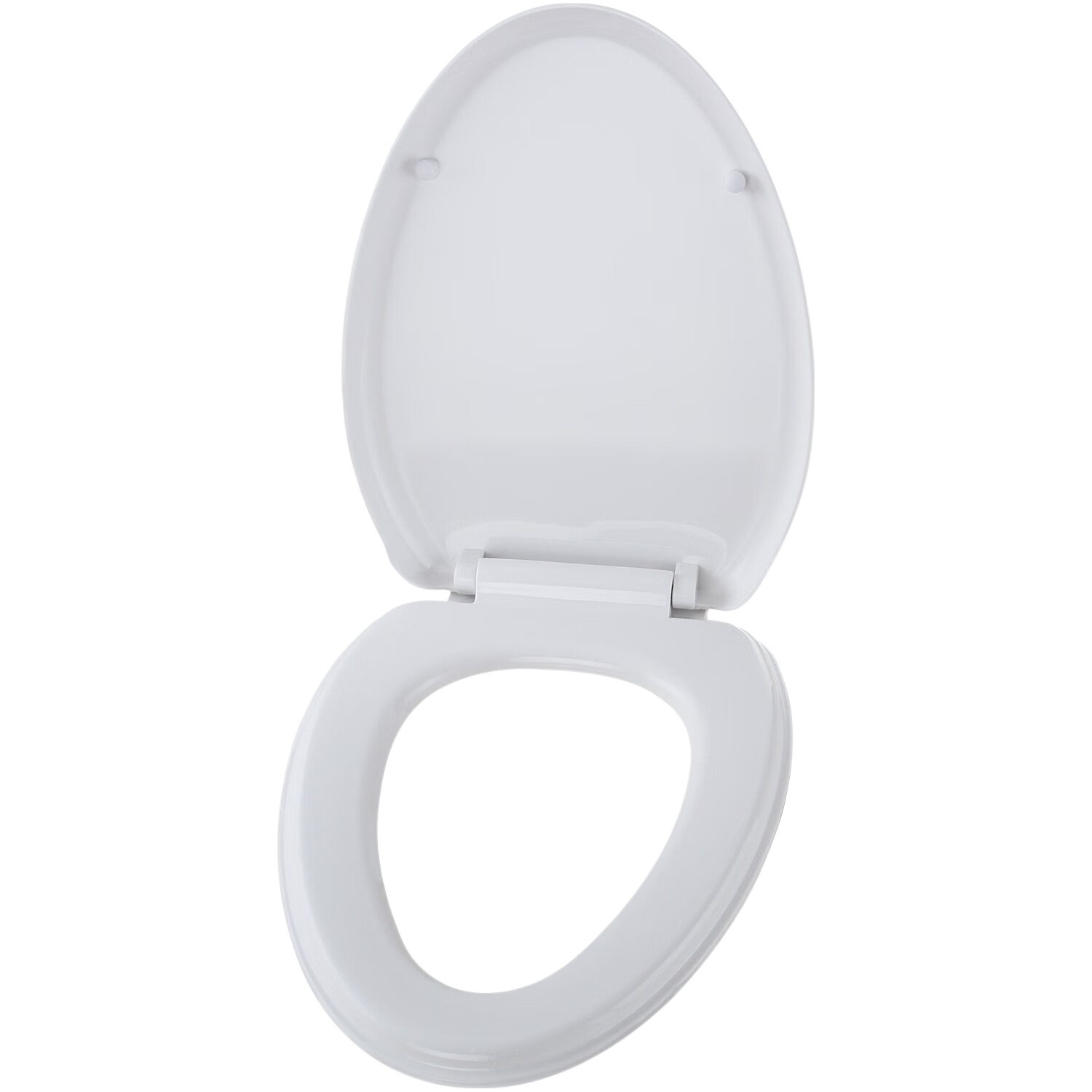 Larsd Toilet Seat Cover, Universal High-Quality Toilet Seat Cover, Thickened V-Shaped Toilet Seat Cover with Slow-Close Mechanism V01
