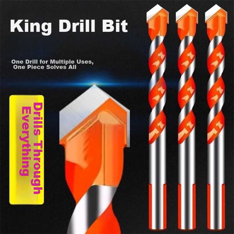Yanran Triangle King Drill Set High Hardness Tile Drill Bits [4mm] 6 Pieces 1