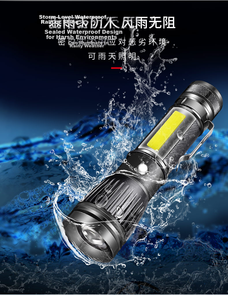 EWPLIRE WASP Kids Bicycle Light Night Riding Bright Front and Rear Mountain Road Bike Flashlight Tail Light 13
