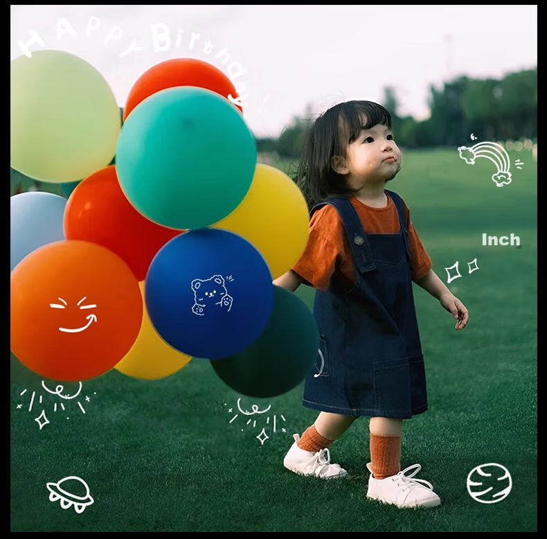 Yuanhui Children's Day Party Handheld Balloon Mall Event Decoration Photo Props for Boys And Girls, Baby Decorations Scene 5