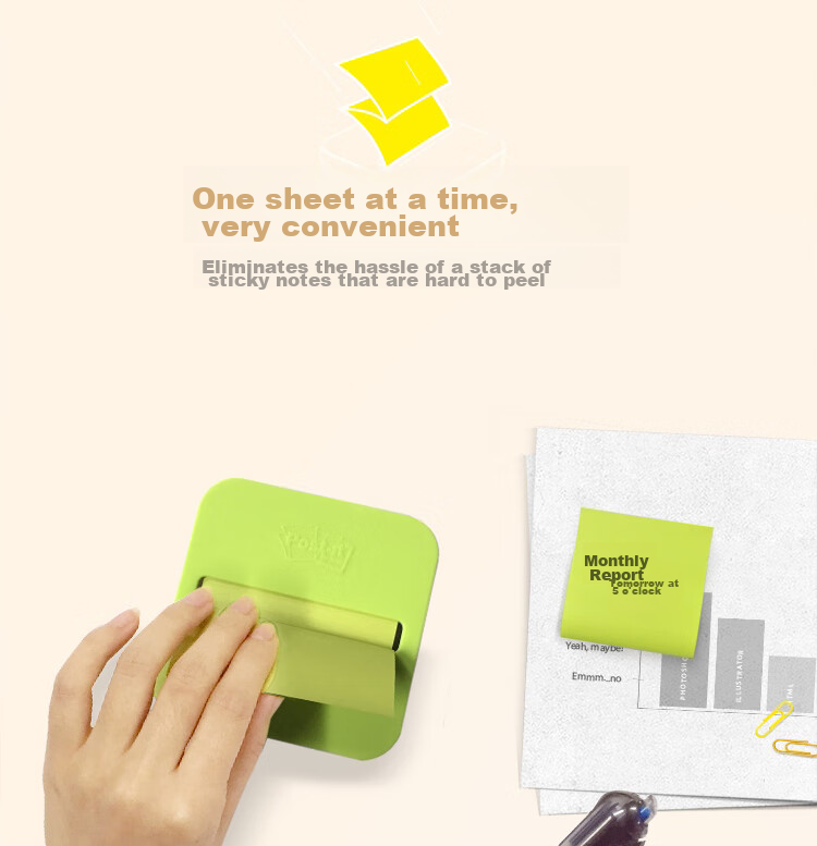 3M Sticky Notes Reminder Pads Memo Paper Notepad Dispenser Series Office School Supplies R330 (Yellow) 4