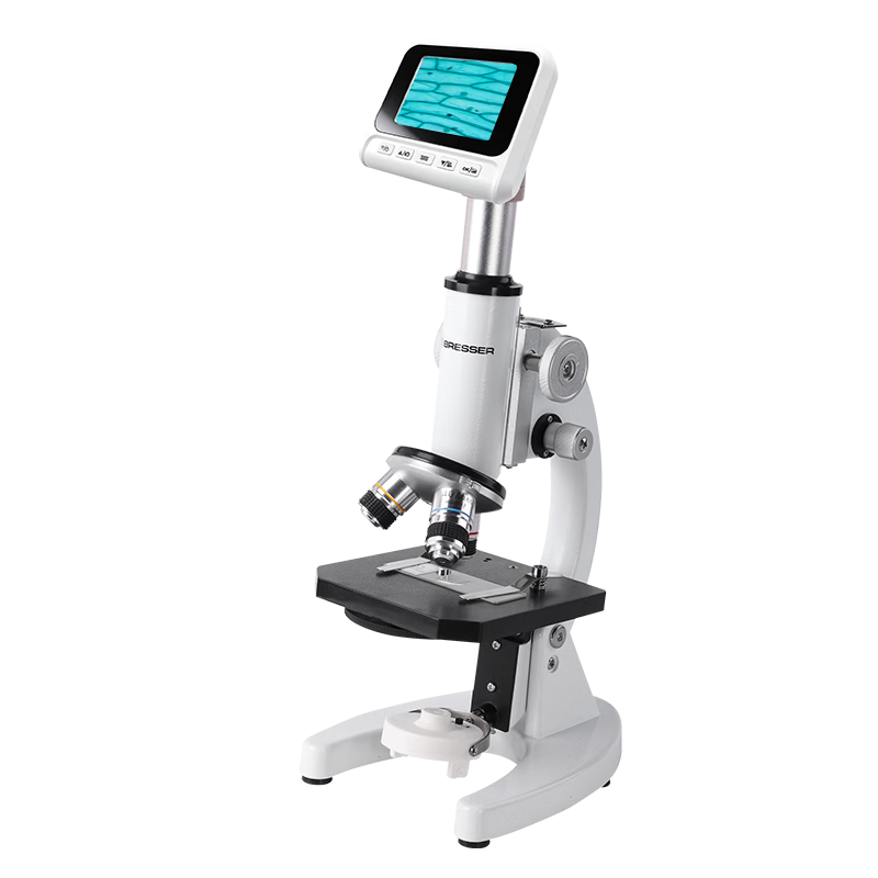Bresser Professional Microscope for Middle School Students - Specialized for Bacteria, Cells, Mites, Microorganism Experiments - Children's Day Gift