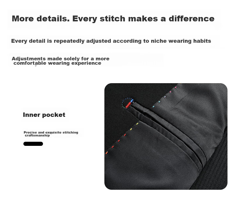 Shanshan Men's Knitted Blazer Spring Autumn New Business Casual Suit Jacket for Young and Middle-aged Interview Workwear 7