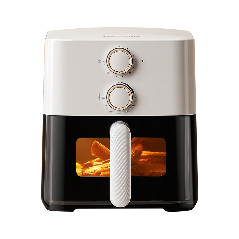 AUX Air Fryer 8L Large Capacity Metal Interior 2026 Latest Model Visible Window High Power Multifunction Fully Automatic No-Turn Steam Pan Electric Oven Combo