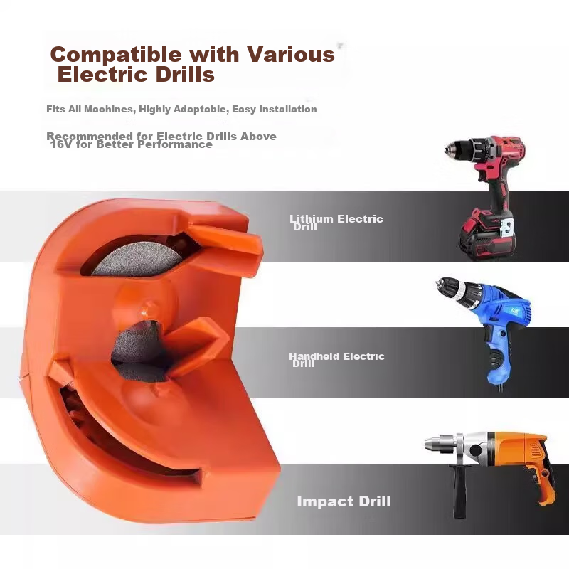 Junwen Portable Drill Bit Grinding Tool Special Grinder for Twist Drill Bits Milling Cutters Kitchen Knife Sharpener Drill Bit Repair Device 9