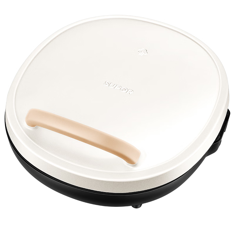 SUPOR 1600W High Power Electric Griddle Home Pancake Maker Large Deep Sandwich Breakfast Machine Antibacterial Titanium Electric Frying Pan JJ30AQ851
