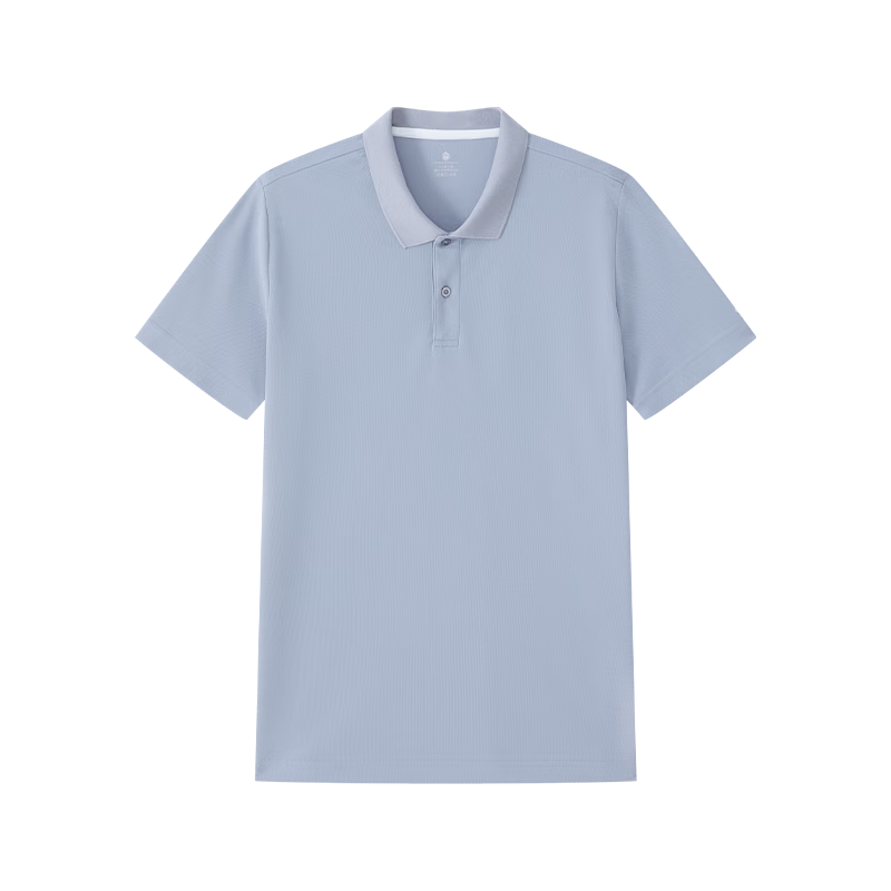 JD Jingzao Summer Men's Sports Short Sleeve T-Shirt Polo Shirt Running Fitness Outdoor Quick-Dry Gray Blue 3.0 L