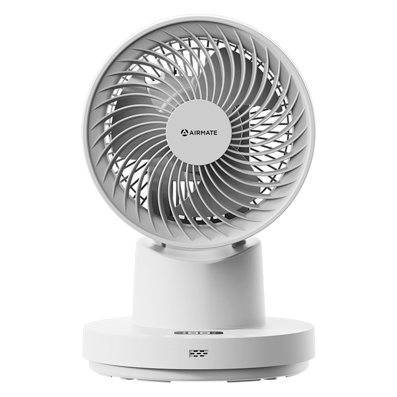 AIRMATE Air Circulation Fan Remote Control Home Desktop Electric Fan Quiet Energy-Saving Clothes Drying Circulation Ventilation Oscillating Small Fan Air Conditioner Companion FA15-RD278