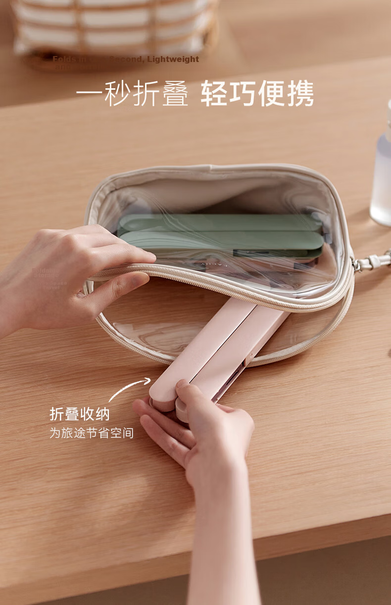 EACHY Foldable Portable Travel Clothes Hanger Multi-Functional Home Drying Rack Milk Tea Gray 4